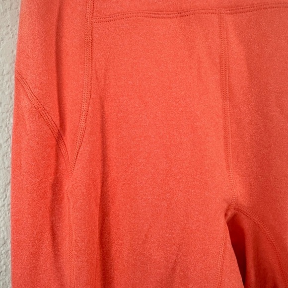 Free People Orange Leggings High-Waisted Stretch Women's Medium - Picture 5 of 8